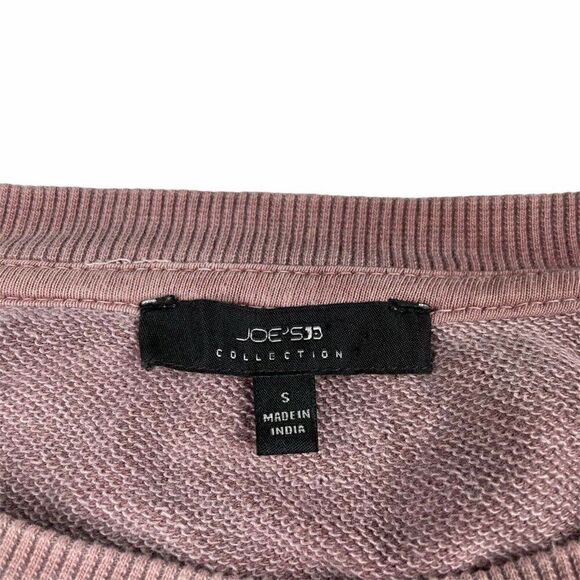 Joe’s Jean Collection Izzy Grommet Sweatshirt Pink - Picture 7 of 10
